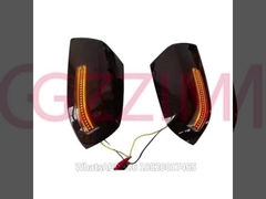 Bìa gương chiếu hậu màu đen Cho Toyota Tundra 2007-2021 Đèn LED Đèn bên
