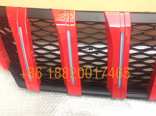 Modified LED Grille in Red for Navara NP300 2015 Painted Surface Processing