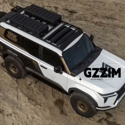 Customizable Black Aluminum Roof Rack for Lexus GX550 GX550H