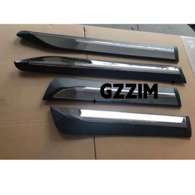 Plastic Refit Door Step Protect Trim Moulding Cover Trim For Hilux Revo Vigo 2015