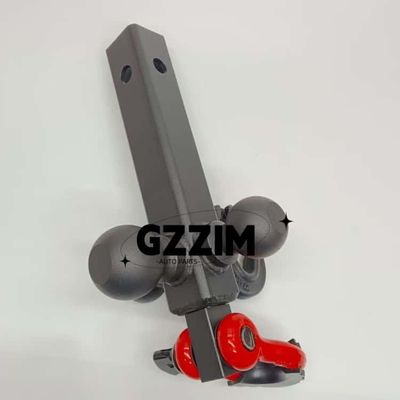 Forged Steel Tri Ball Mount Receiver With Tow Hook Shackle and Pin for Heavy Duty Trailer Towing Equipment