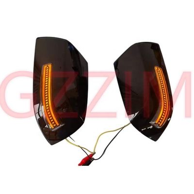 Bìa gương chiếu hậu màu đen Cho Toyota Tundra 2007-2021 Đèn LED Đèn bên