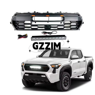 Toyota Tacoma 2024 ABS lưới trước lưới với Light Bar Đen xe ô tô lưới trước lưới giữa