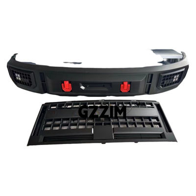 Bộ cơ thể xe Mitsubishi Triton 2024 Bảo vệ bơm phía trước Với lưới tản nhiệt Nhựa Với màu đen