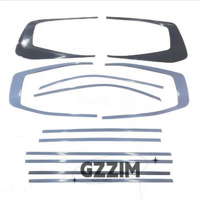 Thiết bị phụ kiện bên ngoài xe có thể tùy biến cho LC200 2008-2021 Cửa sổ Weatherstrip Molding Trim Weather Stripping Perfect Fit Upgrade To LC300 Style