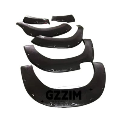 Plastic Black / White Car Fender Flare For Toyota Rocco Wheel Fender Flares
